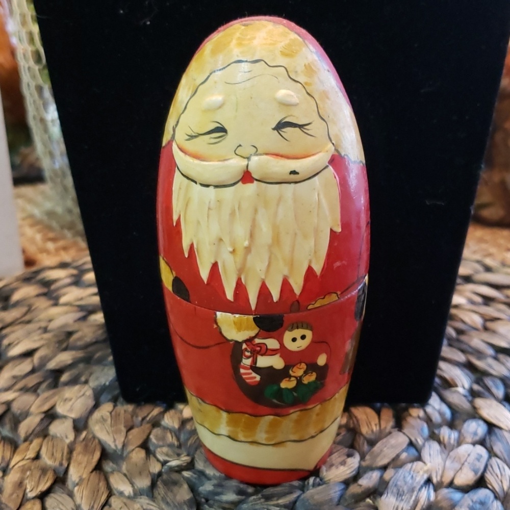 Russian Santa nesting dolls